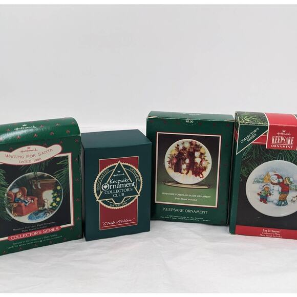 Hallmark Ornaments Vintage Lot Light Shines Christmas Collector Plate Keepsake - Picture 12 of 12